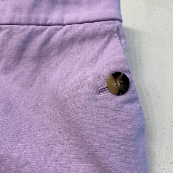 J crew linen blend Lavender Pants 8 - Picture 5 of 6